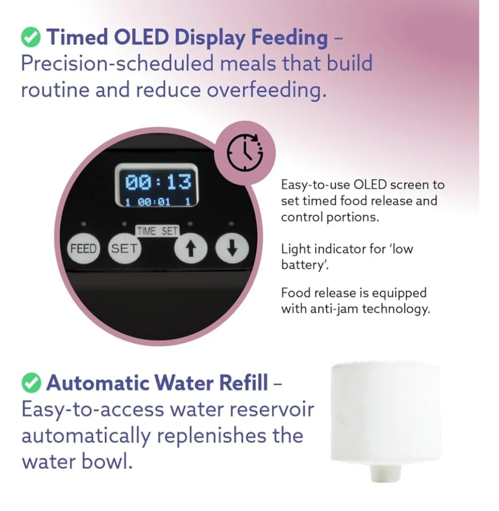Automatic Dog Cat Food Feeder